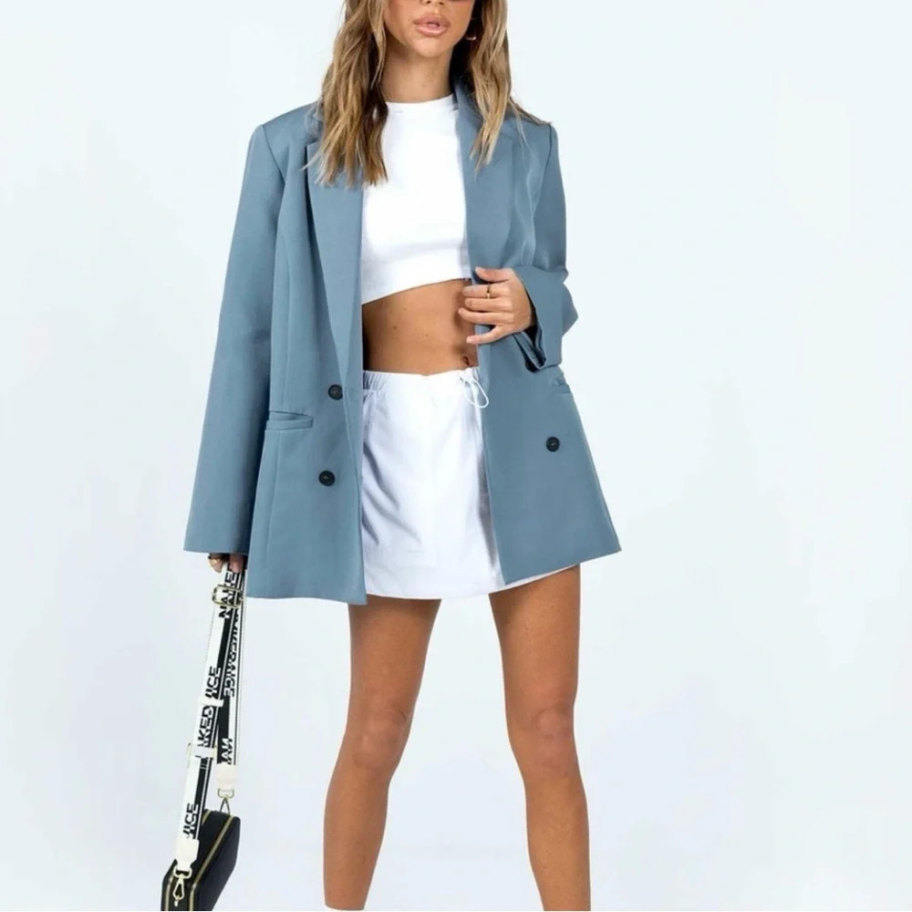 NWT Lioness Wyoming Blazer in Slate. Size Large.